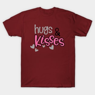 Hugs And Kisses Pink T-Shirt